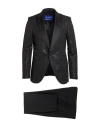 Carlo Pignatelli Man Suit Black Size 46 Polyester, Cotton, Acetate, Metallic Fiber In Black