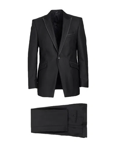 Carlo Pignatelli Man Suit Charcoal Size 44 Acetate, Wool In Grey