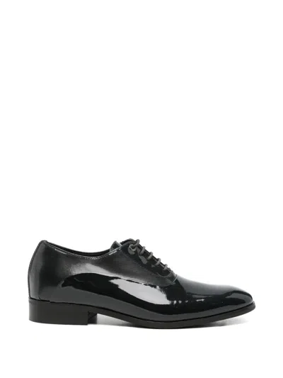 Carlo Pignatelli Patent-leather Oxford Shoes In Black