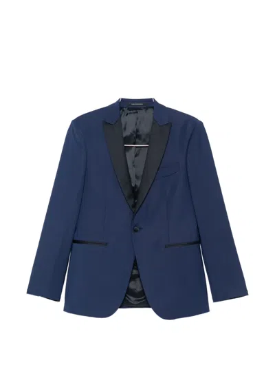 Carlo Pignatelli Peak-lapel Suit In Blue