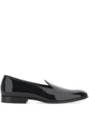 Carlo Pignatelli Rugan Leather Loafers In Black
