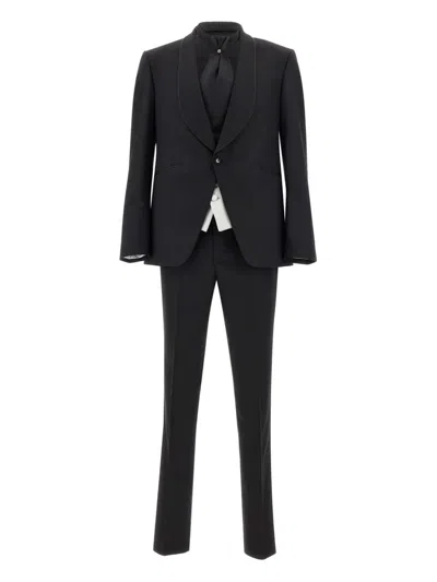 Carlo Pignatelli Single-breasted Suit In Black