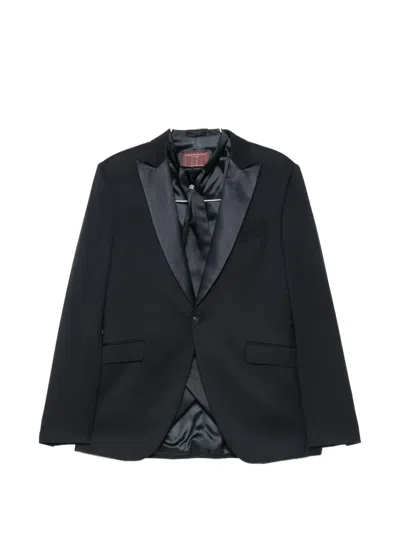 Carlo Pignatelli Single-breasted Four-piece Suit In Black