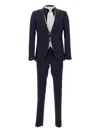 Carlo Pignatelli Three-piece Formal Suit In Blue