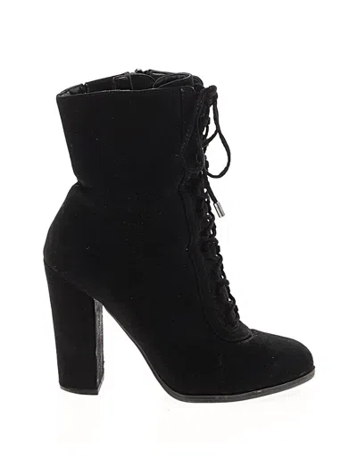 Pre-owned Carlos By Carlos Santana Ankle Boots In Black