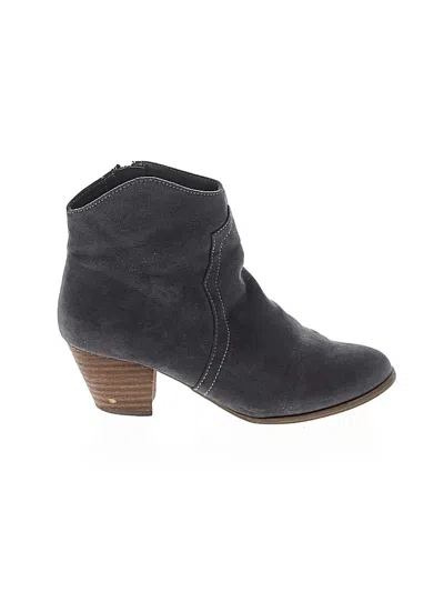Pre-owned Carlos By Carlos Santana Ankle Boots In Gray