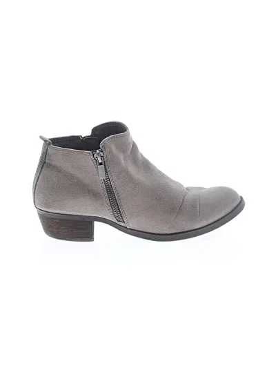 Pre-owned Carlos By Carlos Santana Ankle Boots In Gray