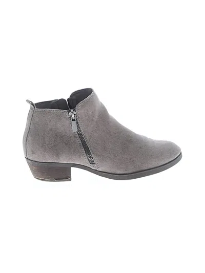 Pre-owned Carlos By Carlos Santana Ankle Boots In Gray