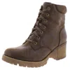Carlos By Carlos Santana Glinda Womens Faux Leather Dressy Ankle Boots In Brown