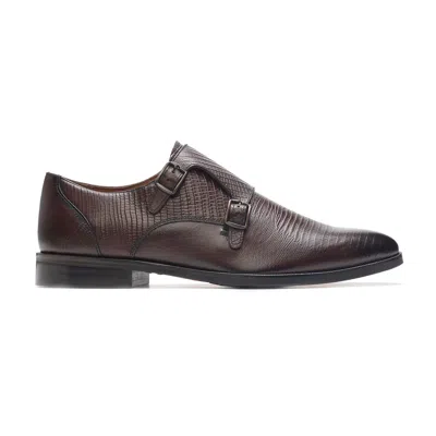 Carlos By Carlos Santana Jack Double Monk Strap In Brown