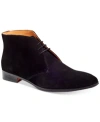 Carlos By Carlos Santana Men's Corazon Chukka Suede Boot In Black