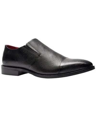 Carlos By Carlos Santana Men's Eclipse Cap-toe Loafers In Black