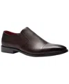Carlos By Carlos Santana Men's Eclipse Cap-toe Loafers In Burgundy