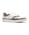 Carlos By Carlos Santana Men's Lennox Sneaker In White Leapord