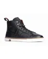Carlos By Carlos Santana Men's Otis High-top Fashion Sneakers In Black