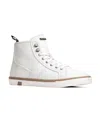 Carlos By Carlos Santana Men's Otis High-top Fashion Sneakers In White