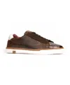 Carlos By Carlos Santana Walker Reptile Sneaker In Brown