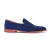 Carlos By Carlos Santana Prince Velvet Loafer In Blue