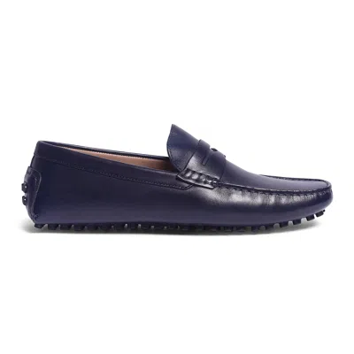Carlos By Carlos Santana Ritchie Penny Loafer In Blue