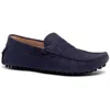 Carlos By Carlos Santana Ritchie Penny Loafers Mens Leather Slip On Loafers In Blue