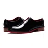 Carlos By Carlos Santana Tuxedos Patent Cap-toe Oxford In Black
