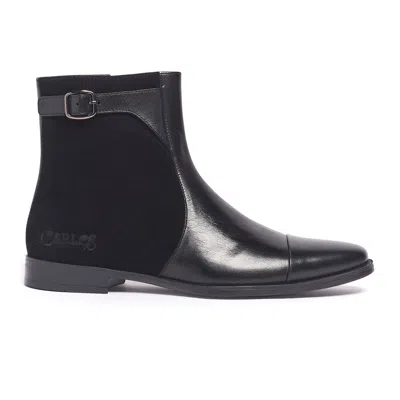 Carlos By Carlos Santana Walker Reptile Sneaker In Black