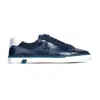 Carlos By Carlos Santana Walker Reptile Sneaker In Blue
