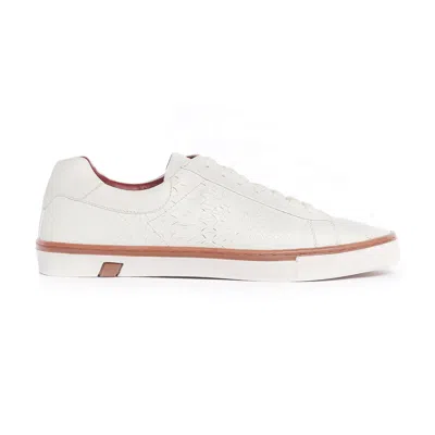 Carlos By Carlos Santana Walker Reptile Sneaker In White