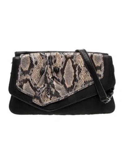 Pre-owned Carlos Falchi Leather Shoulder Bag In Multi