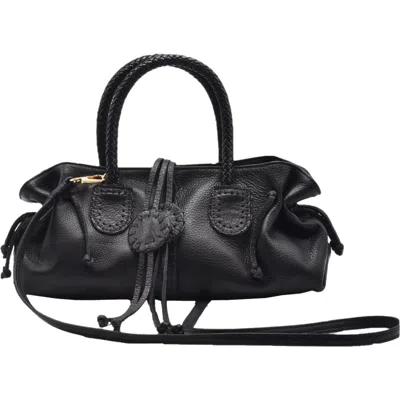 Carlos Falchi Mini Satchel Leather Bag