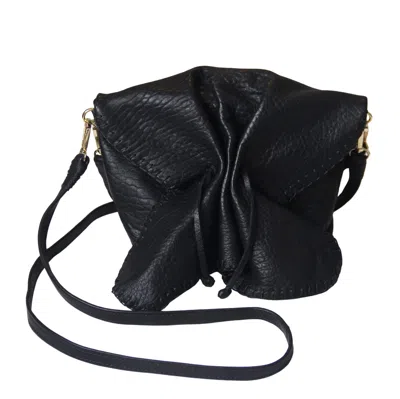Carlos Falchi Women's Butterfly Lambskin Bag - Black