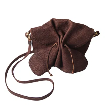 Carlos Falchi Women's Butterfly Lambskin Bag - Wax Brown