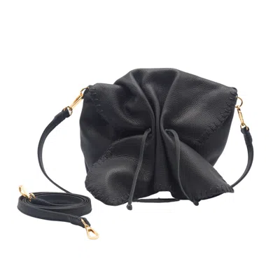 Carlos Falchi Women's Butterfly Leather Bag - Black