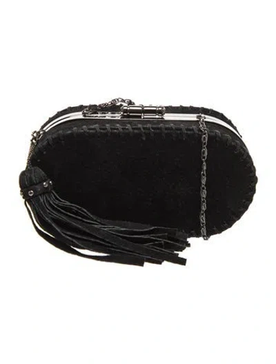 Pre-owned Carlos Miele Canvas 26 In Black