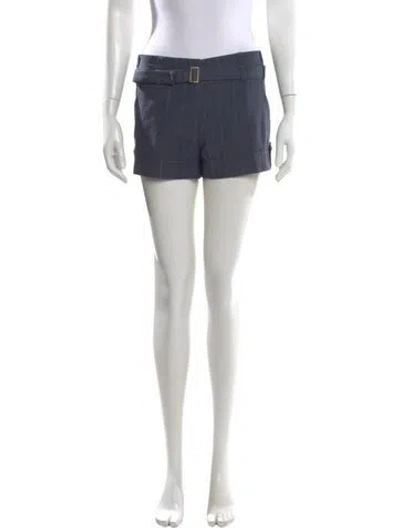 Pre-owned Carlos Miele Wool Mini Shorts In Blue