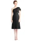 Carlos Saavedra Loop Convertible Midi Dress In Black