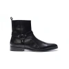 Carlos Santana Harley Harness Boot In Black