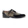 Carlos Santana Kai Double Monk In Black Leopard