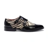 Carlos Santana Kai Double Monk In Black Zebra