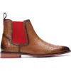 Carlos Santana Mantra Chelsea Boot In Tan Croco