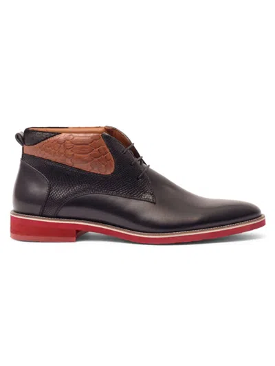 CARLOS SANTANA MEN'S MORELLO LEATHER CHUKKA BOOTS