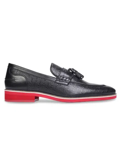 CARLOS SANTANA MEN'S THE GARCIA LEATHER TASSEL LOAFERS
