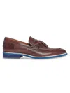 Carlos Santana Garcia Tassel Loafer In Chocolate