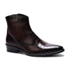 Carlos Santana Zappa Cowboy Boot In Brown