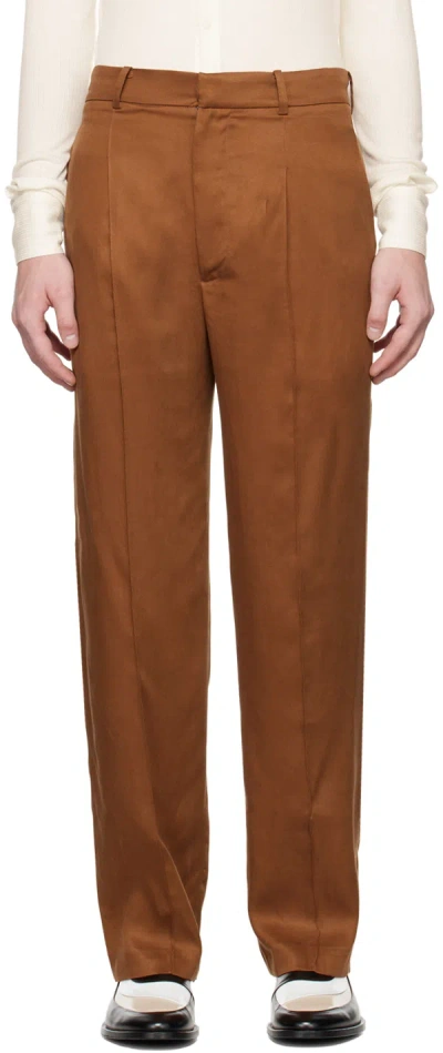 Carlota Barrera Brown Tailored Trousers