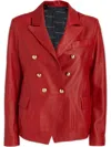 Carlotta 2001 Blazer-cut Jacket In Red