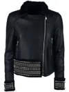 Carlotta 2001 Stud-detail Jacket In Black