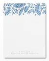CARLSON CRAFT ABLOOM NOTECARDS, SET OF 25 - PERSONALIZED