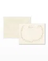 Carlson Craft Airy Leaves Note Card In Neutral
