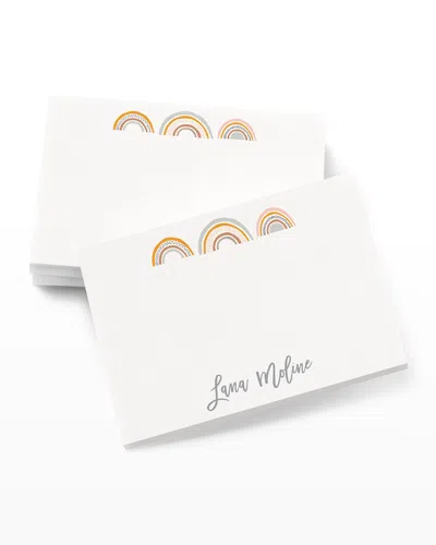 Carlson Craft Lovely Rainbows Sticky Notes Set, Personalized In White